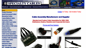 What Specialty-cables.com website looked like in 2018 (5 years ago)