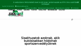 What Sisakhuzat.hu website looked like in 2018 (5 years ago)