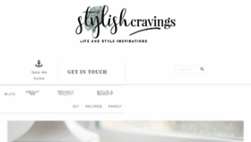 What Stylishcravings.com website looked like in 2018 (5 years ago)