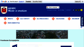 What Sierpc.pl website looked like in 2018 (5 years ago)