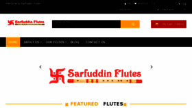 What Sarfuddinflute.com website looked like in 2018 (5 years ago)