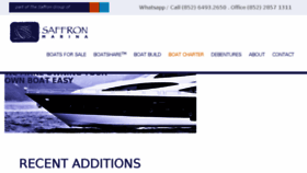 What Saffron-marina.com website looked like in 2018 (5 years ago)