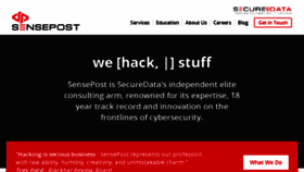 What Sensepost.com website looked like in 2018 (5 years ago)