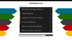 What Solidshelf.com website looked like in 2018 (5 years ago)
