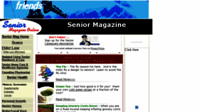 What Seniormag.com website looked like in 2018 (5 years ago)