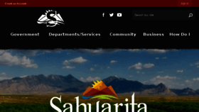 What Sahuaritaaz.gov website looked like in 2018 (5 years ago)