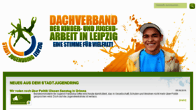 What Stadtjugendring-leipzig.de website looked like in 2018 (5 years ago)