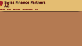 What Swissfinpartners.com website looked like in 2018 (5 years ago)