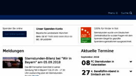 What Sternstunden.de website looked like in 2018 (5 years ago)