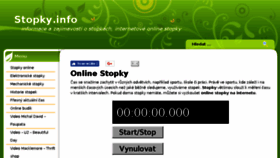 What Stopky.info website looked like in 2018 (5 years ago)