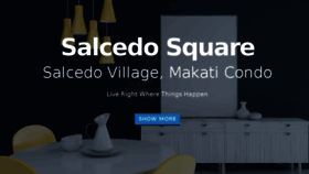 What Salcedosquare.com website looked like in 2018 (5 years ago)