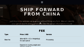 What Shipforwarder.com website looked like in 2018 (5 years ago)