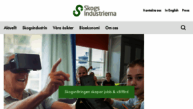 What Skogsindustrierna.se website looked like in 2018 (5 years ago)