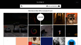 What Slinky.me website looked like in 2018 (5 years ago)