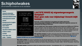 What Schipholwakes.nl website looked like in 2018 (5 years ago)