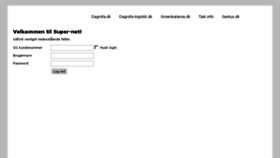 What Super-net.dk website looked like in 2018 (5 years ago)