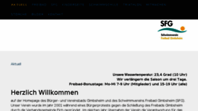 What Schwimmbad-gimbsheim.de website looked like in 2018 (5 years ago)
