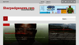 What Sharpedgenews.com website looked like in 2018 (5 years ago)