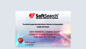 What Softsearch.com website looked like in 2018 (5 years ago)
