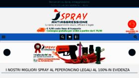 What Sprayantiaggressione.it website looked like in 2018 (5 years ago)