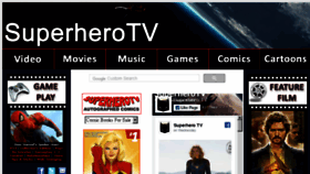 What Superherotv.com website looked like in 2018 (5 years ago)
