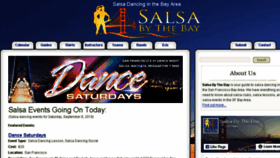 What Salsabythebay.com website looked like in 2018 (5 years ago)