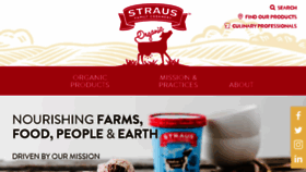 What Strausfamilycreamery.com website looked like in 2018 (5 years ago)