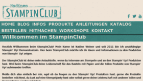 What Stampinclub.de website looked like in 2018 (5 years ago)