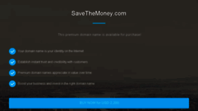 What Savethemoney.com website looked like in 2018 (5 years ago)