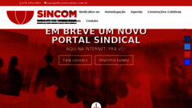 What Sincomeps.com.br website looked like in 2018 (5 years ago)