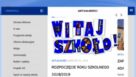 What Szkolapodstawowa.edu.pl website looked like in 2018 (5 years ago)