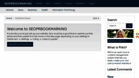 What Seoprbookmarking.com website looked like in 2018 (6 years ago)