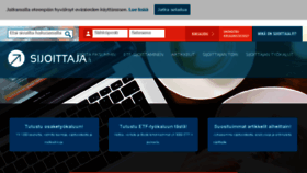 What Sijoittaja.fi website looked like in 2018 (5 years ago)