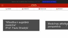 What Stradini.lv website looked like in 2018 (5 years ago)