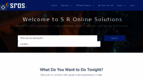 What Sros.in website looked like in 2018 (6 years ago)