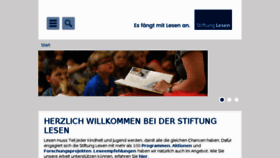 What Stiftunglesen.de website looked like in 2018 (5 years ago)