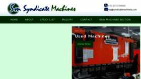 What Syndicatemachines.com website looked like in 2018 (5 years ago)