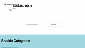 What Support.sodastream.com website looked like in 2018 (5 years ago)