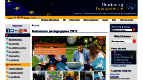 What Strasbourg-europe.eu website looked like in 2018 (5 years ago)