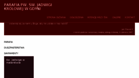 What Sw-jadwiga.pl website looked like in 2018 (5 years ago)
