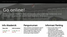 What Sso.unram.ac.id website looked like in 2018 (5 years ago)