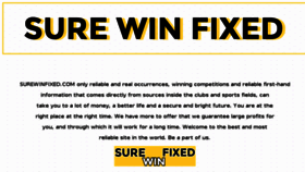 What Surewinfixed.com website looked like in 2018 (5 years ago)