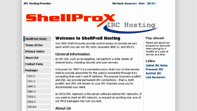 What Shellprox.net website looked like in 2018 (5 years ago)