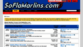 What Soflamarlins.com website looked like in 2018 (5 years ago)