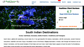 What Southtourism.com website looked like in 2018 (5 years ago)