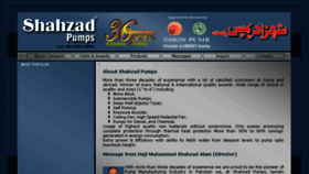 What Shahzadpumps.com website looked like in 2018 (5 years ago)