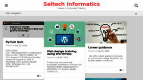What Saitechinfo.com website looked like in 2018 (5 years ago)