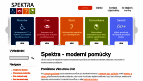What Spektra.eu website looked like in 2018 (5 years ago)