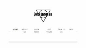 What Switchleatherco.com website looked like in 2018 (5 years ago)