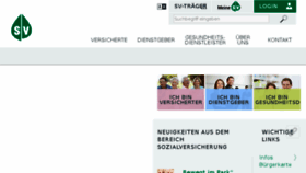 What Sozialversicherung.at website looked like in 2018 (5 years ago)